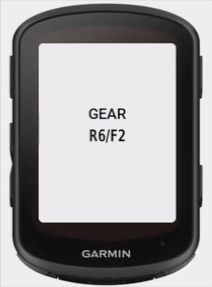 Data field current gear display